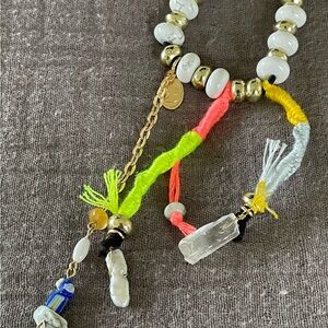 NWOT by Ariana OST Dripping In Sun Hair Tie - Colorful Beaded Hair Accessory